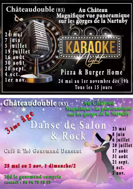 Nos Evenements - Restaurant Le Château - restaurant CHATEAUDOUBLE - restaurant CHATEAUDOUBLE